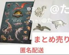 【全3種】ジュラシックワールド 復活の大地 前売券 特典 ピンバッジ コンプ