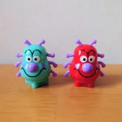 アンパンマン ブロックラボ かびるんるん 赤 水色 2体 セット