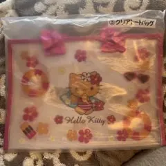 ハローキティ 当たりくじ 一番くじ　日焼け クリアトートバッグ