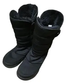 極美品　Hawkins Sport スノーブーツ　黒　22.5〜23