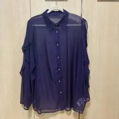 HARE ソデフリルシアーシャツ 紫（値下げ可⭕️）