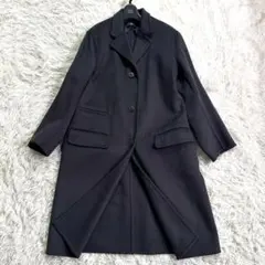 極美品✨UNIQLO +j カシミヤ混 チェスターコート ロング丈 Mサイズ