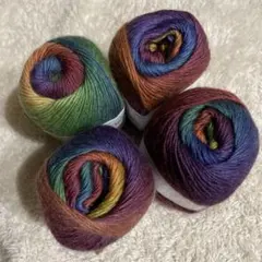 グラデーションウール　シックなマルチカラー