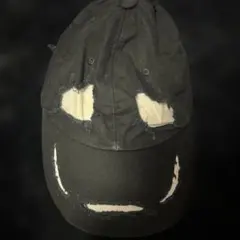 99%is ダメージ加工 黒 キャップ パンプキンキャップ