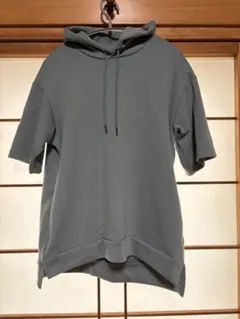 GU 半袖パーカー　スモーキーグリーン　Sサイズ　美品