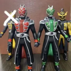 仮面ライダー ウィザード ソフビ  食玩 3体セット
