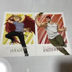 僕のヒーローアカデミア　アニメイト　ポストカード　エンデバー　ホークス