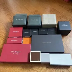 CHANEL GUCCI フェラガモ　空箱　16点