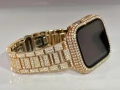 fr アップルウォッチ　ステンレスベルト キラキラ　Apple Watchバンド