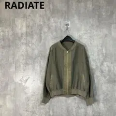 RADIATE　リネンライクシアーMA-1ブルゾン　ジャケット　Fのサムネイル