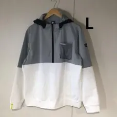 新品フットジョイ FootJoy撥水ハイブリッド長袖フーディL