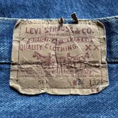 希少【80s】Levi's 501 USA製 ハチマル リジッド W34