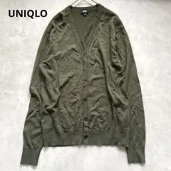 UNIQLO メンズ トップス Vネック ニットカーディガン