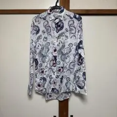 柄シャツ 長袖 シャツ