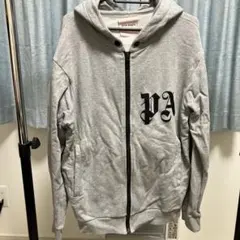 Palm Angels ジップアップパーカー グレーのサムネイル