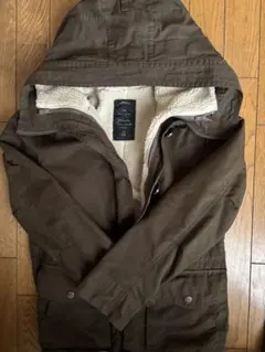 【美品新品同様】gap ジャンバー　カーキ色　ギャップ　フリース　取外し可能