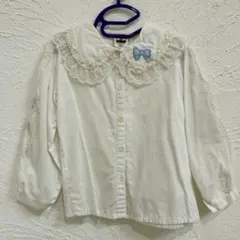 子ども用ブラウス　ホワイト　フォーマル　100