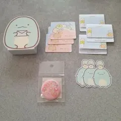 すみっコぐらし　ご当地限定缶バッチ＋メモ用紙3種