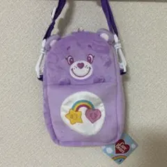3様専用　Care Bears 紫色 キャラクターショルダーバッグ
