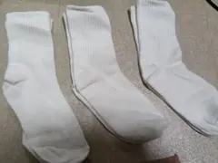 薄手ホワイトソックス3足セット