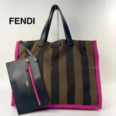 FENDI フェンディ ナイロン トートバッグ ハンドバッグ フェンディ トートバッグ バッグバグズ ナイロン黒 ハンドバッグ
