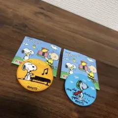 【匿名配送】スヌーピー　刺繍缶バッジ