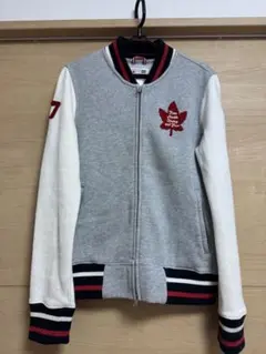 カナダロゴ刺繍スウェットジャケット