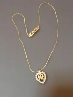 NINA RICCI ハートモチーフ ネックレス ゴールドカラー　ジャンクのサムネイル