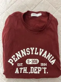 THRUSTON バーガンディ Tシャツ Sサイズ