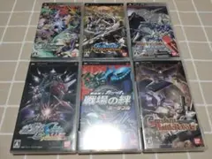 PSP メモリーズ・ユニバース・NEXT・ロワイヤル・戦場の絆・SEED_計6本