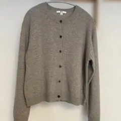 UNIQLO C カシミヤクルーネックショートカーディガン　Lサイズ