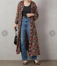 FREAK'S STORE ランダムフラワーシャツワンピース