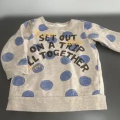 La Chiave ドット柄 トレーナー 80