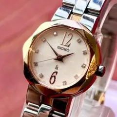 新品電池☆SEIKO セイコー lk ルキア 10Pダイヤ レディース 腕時計