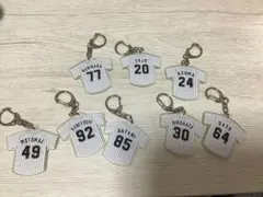 プロ野球 ユニフォーム型 アクリルキーホルダー 千葉ロッテ ロッテ まとめ売り