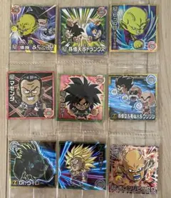 ドラゴンボール　ウエハース　シール９枚セット