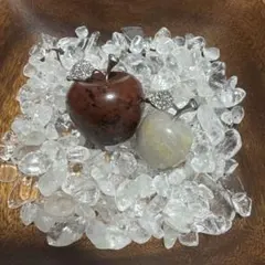 マホガニーオブシディアン アベンチュリン リンゴ 天然石