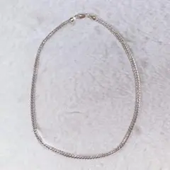 silver925 ツイスト 喜平風 チェーンネックレス50cm 幅5mm