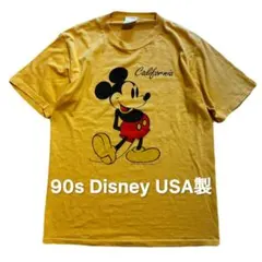 90s Disney USA製 Tシャツ ミッキー ディズニー ヴィンテージ