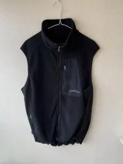 Eddie Bauer ブラック フリースベスト