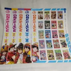 ジャンプワンピースステッカーセット コミックス表紙フレークシール