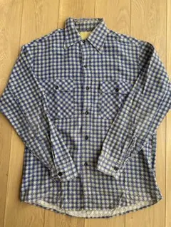 60s Sears シアーズ マチ付き ネルシャツ マチネル - メルカリ