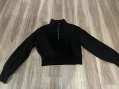 ヘビーウェイトスウェットショートハーフジッププルオーバー(長袖) S