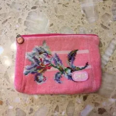 FEILER 花柄ポーチ ピンク