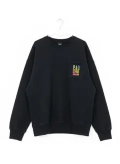 GAP トレーナー ブラック レインボーロゴ EST1969 男女兼用