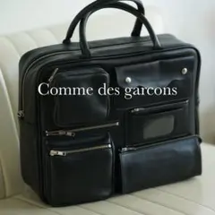 コムデギャルソン スクエア ステア バッグ ブラック 青山オリジナル 小1番目 コムデギャルソン スクエア ステア バッグ ブラック 青山
