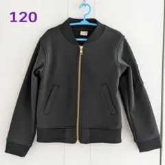 プティマイン　黒 ジャケット 120