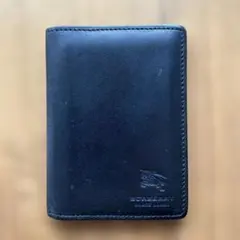 BURBERRY ブラックレザー パスケース