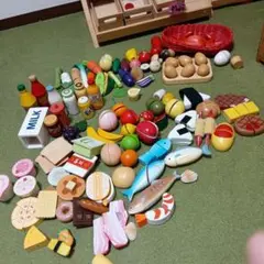 木製おままごと　食べ物30個セット　マザーグースなど