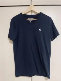 Abercrombie & Fitch ネイビー VネックTシャツ XSサイズ